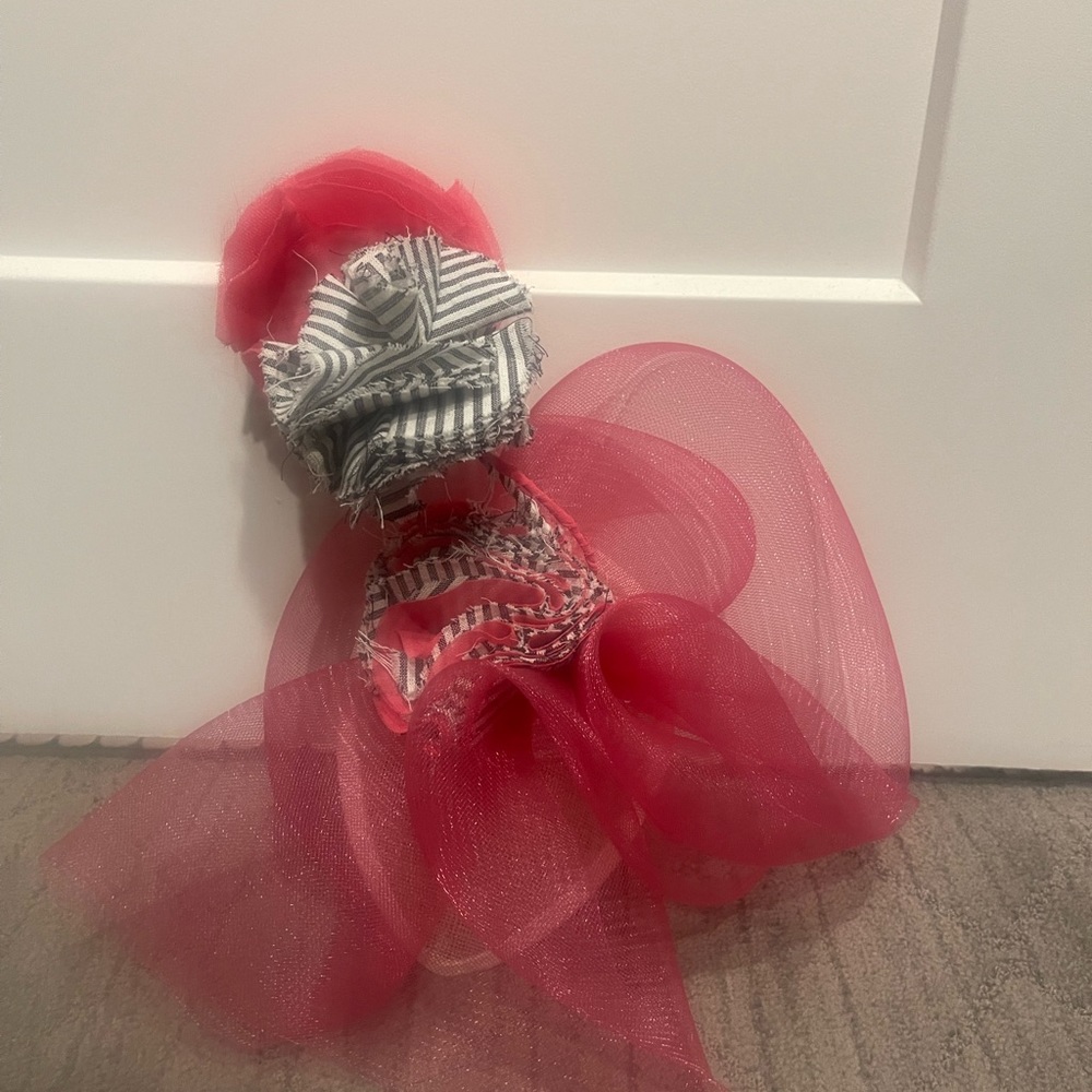Kentucky derby bundle #2 seersucker dress, shoes & fascinator - Picture 12 of 16